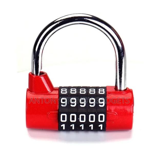 Stellar 50 Combination Lock 5-digit Hardened Steel Shackle