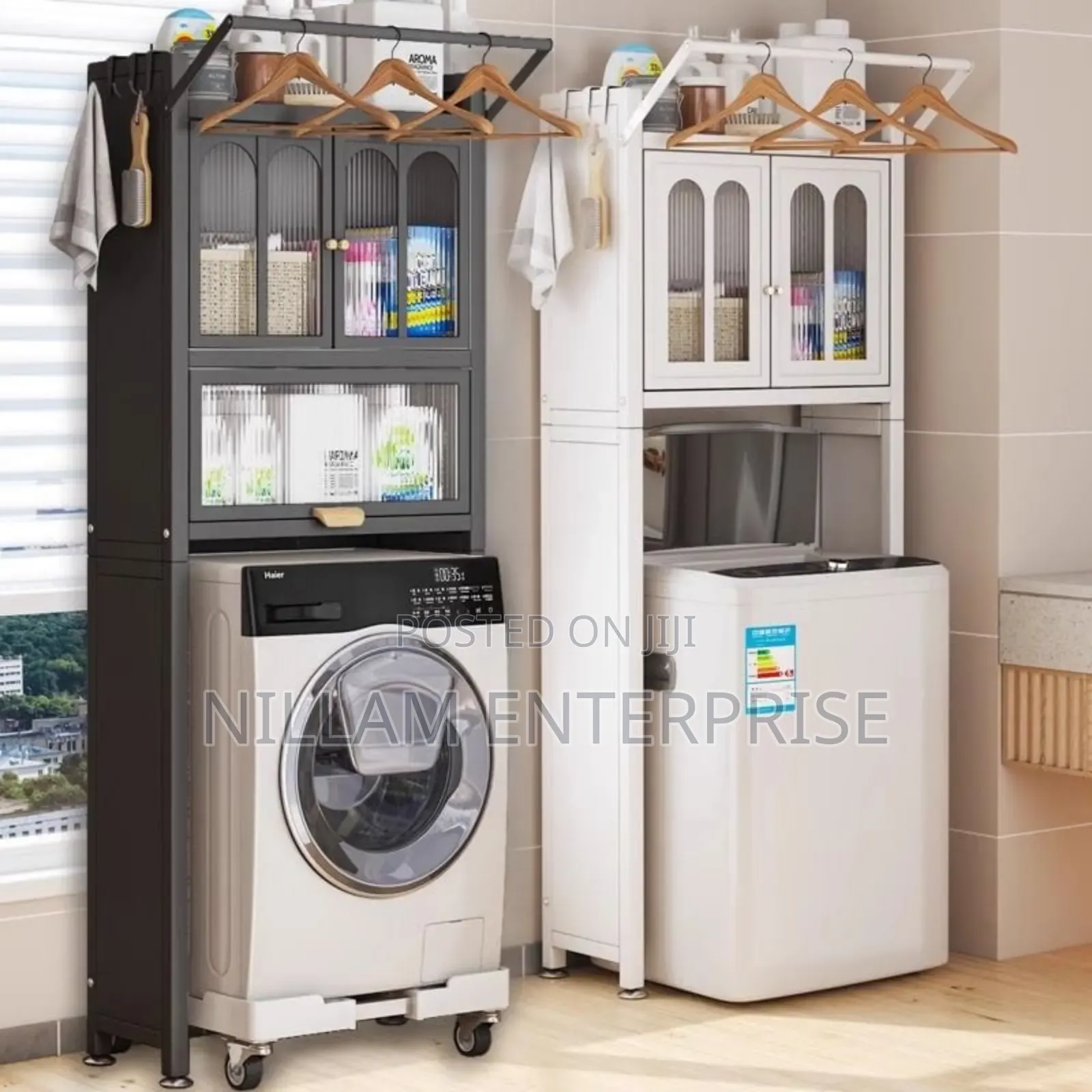  *Premium Washing Machine Organizer With Dust-Proof Locker* 