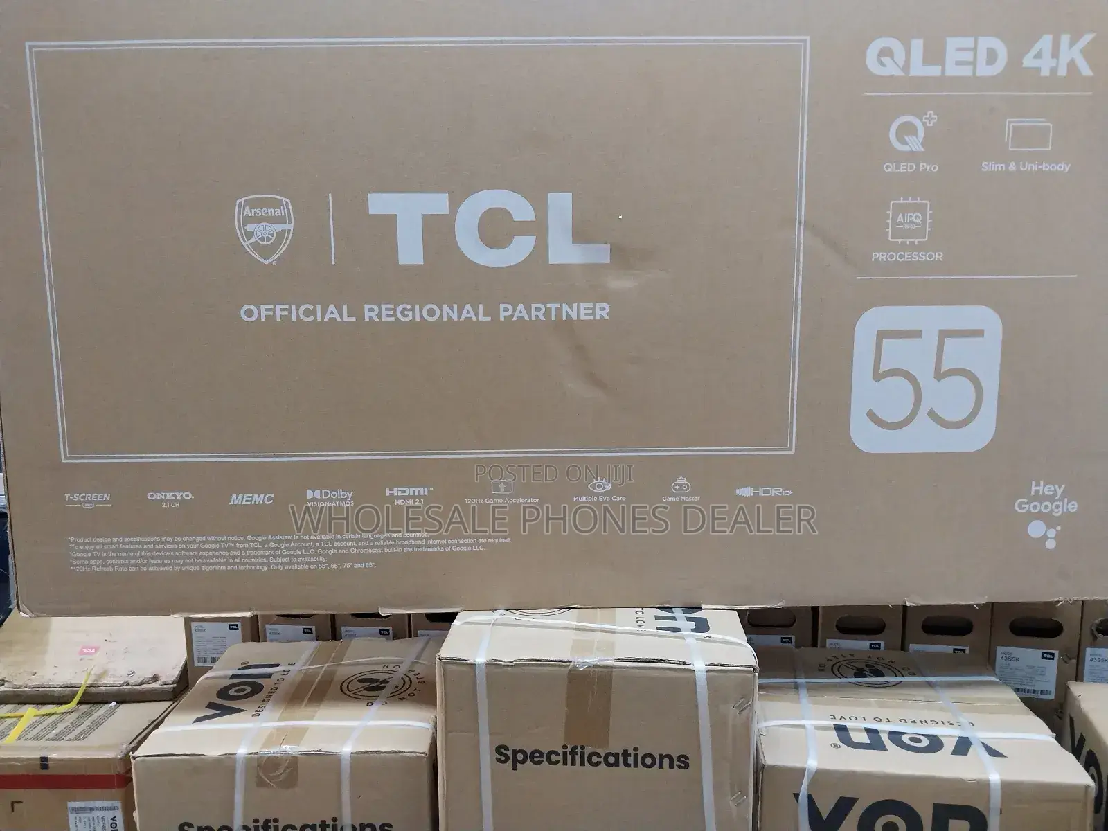 Tcl 55" Qled Google Tv Model C655