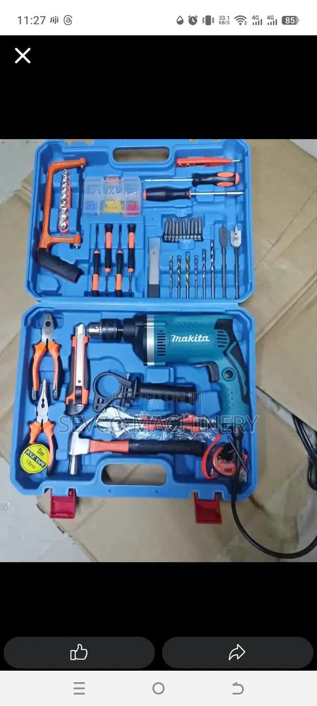 Heavy Duty Electric Drill Set - main view