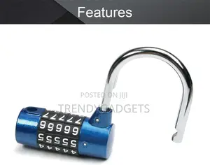 Resettable Stellar 50 Combination Lock 10,000 Codes
