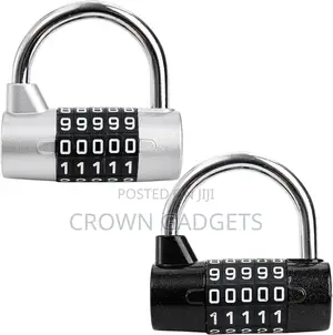 Stellar 50 5-Digit Combination Lock Hardened Steel Shackle