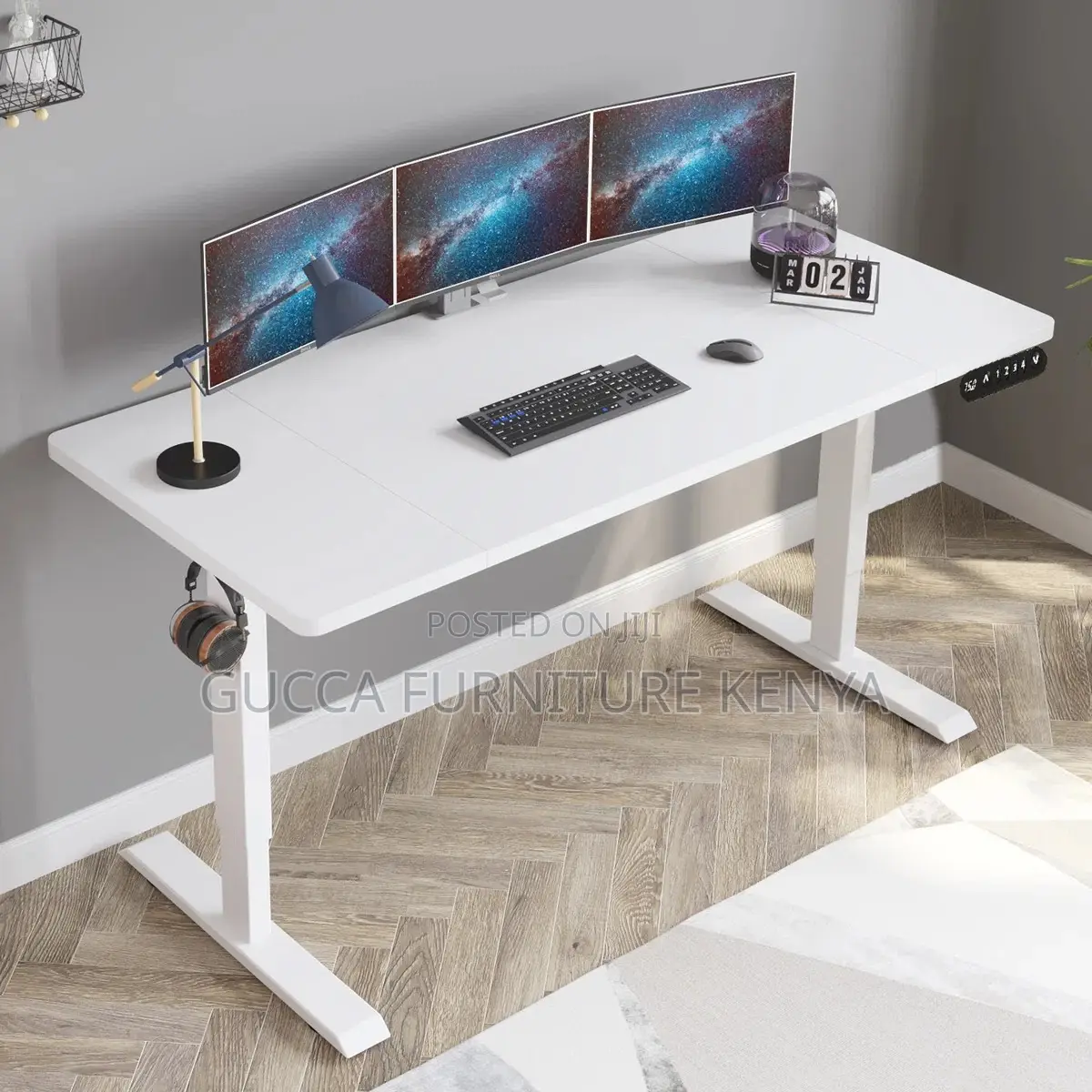 1400mm Electric Sit Stand Motorized Office Desk