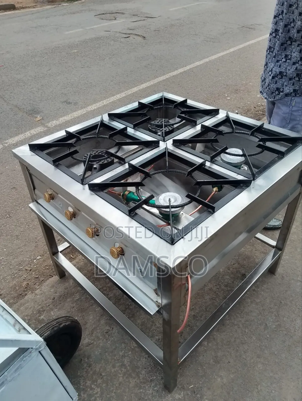 Stainless Steel 4 Burner