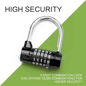 Durable Stellar 50 Padlock for Toolboxes, Sheds, Lockers