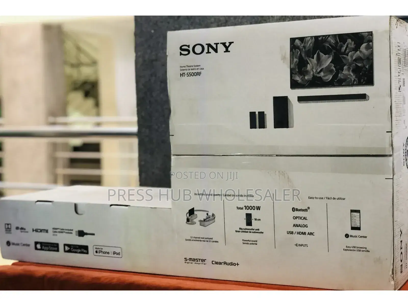 Sony Ht-S500rf 5.1 Channel Soundbar System: 