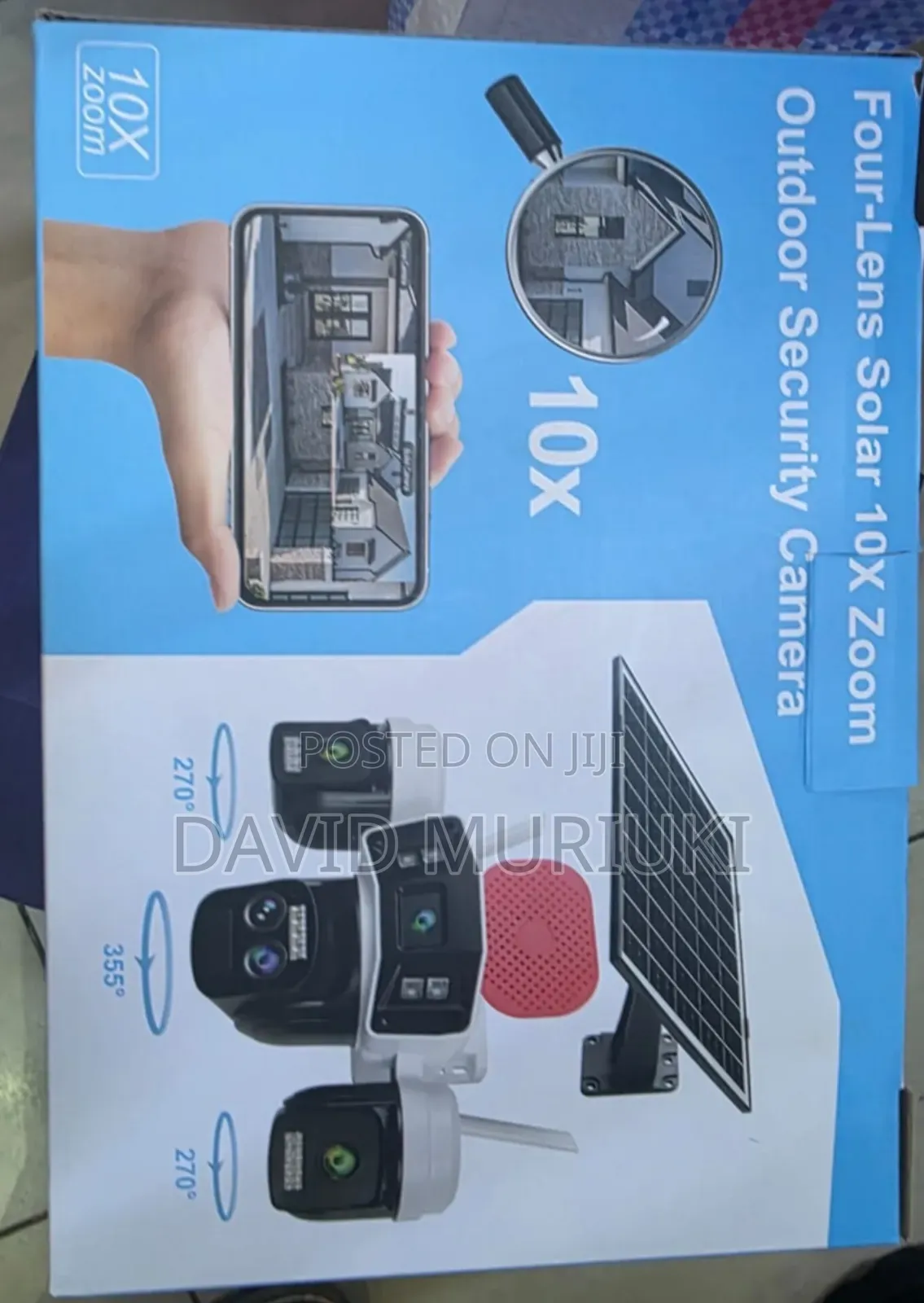 Professional Solar PTZ Cameras – 10x Zoom, 4-Lens View