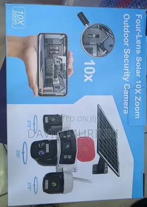 Professional Solar PTZ Cameras – 10x Zoom, 4-Lens View