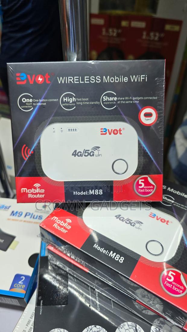 Bvot M88 4g/5g Mifi Hotspot Connect Up To 10 Devices - thumbnail 3