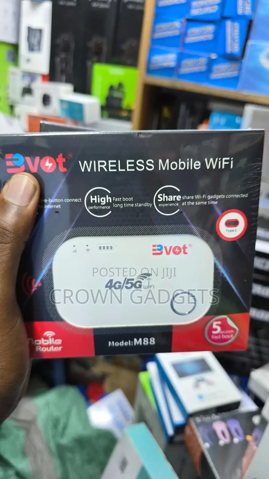Bvot M88 Pocket Wifi 4g/5g Fast Internet Compact Router