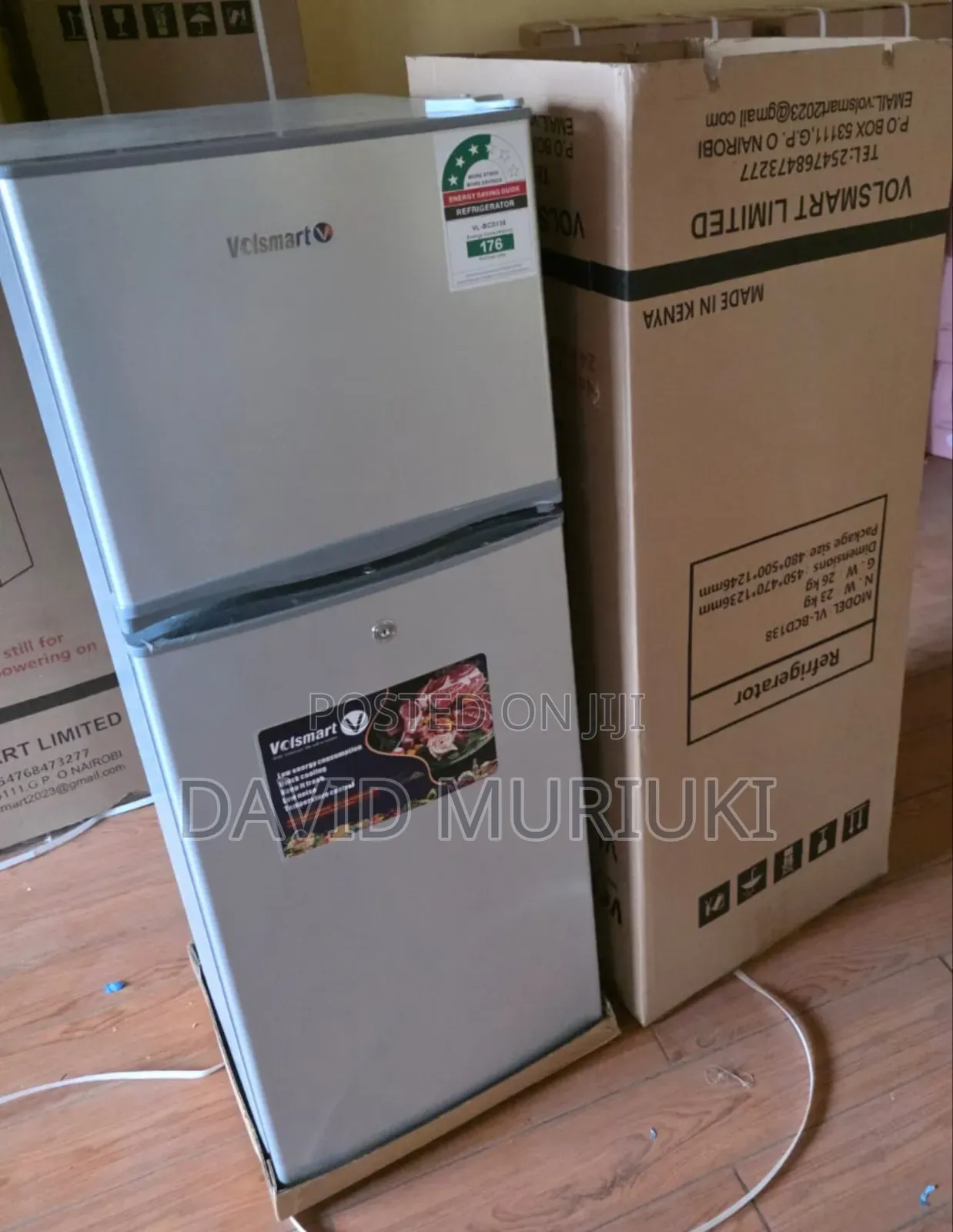 Volsmart 138l Double Door Refrigerator