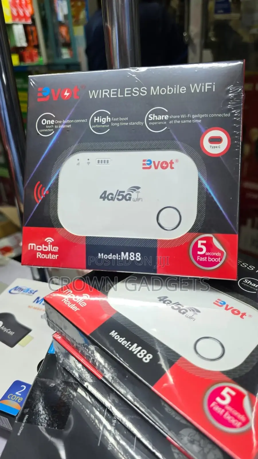 Bvot M88 Portable 4g/5g Mifi Pocket Wifi