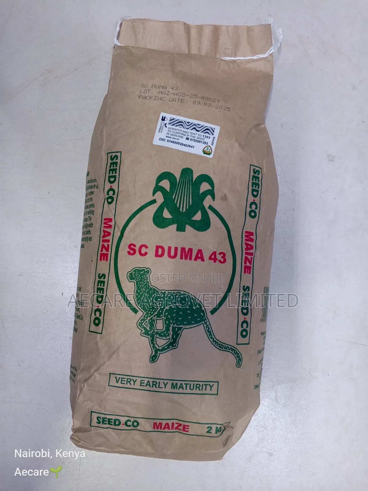 Duma 43 Maize Seeds 2kgs