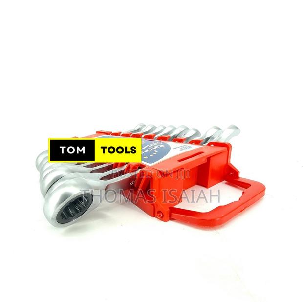 8pcs Ratchet Combination Spanner Set - thumbnail 4