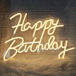 Happy Birthday Neon Signs,Adjustable Led