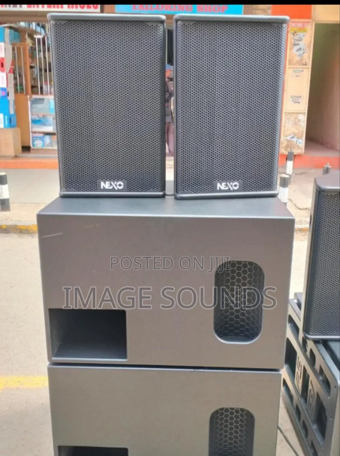 Nexo Speaker Set ( 2 Midrange and 18inch Bass)