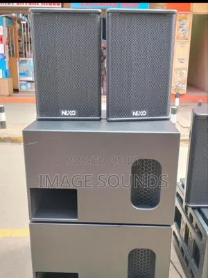 Nexo Speaker Set ( 2 Midrange and 18inch Bass)