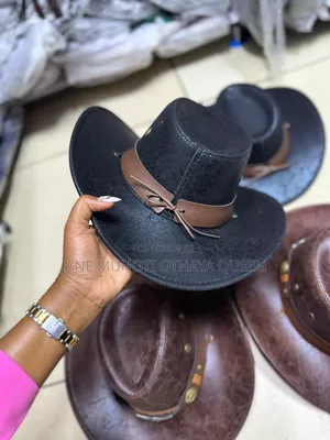 Leather-Look Stylish Cowboy /Cowgirl Hats