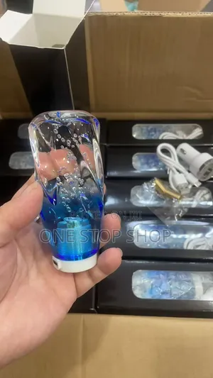 Short Blue Gear Shifter Knob