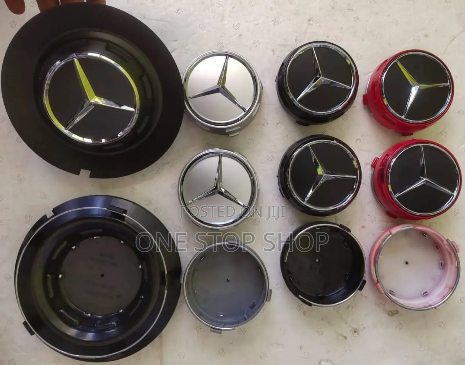 Replacement Mercedes Rim Caps in 4pc Set