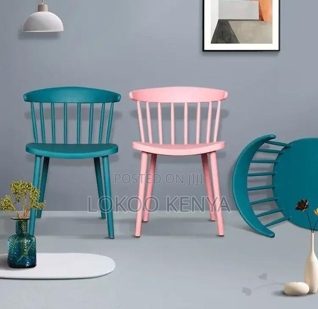Dining Chair; Supper Strong Durable Plastic Armless Dining Chair - thumbnail 5