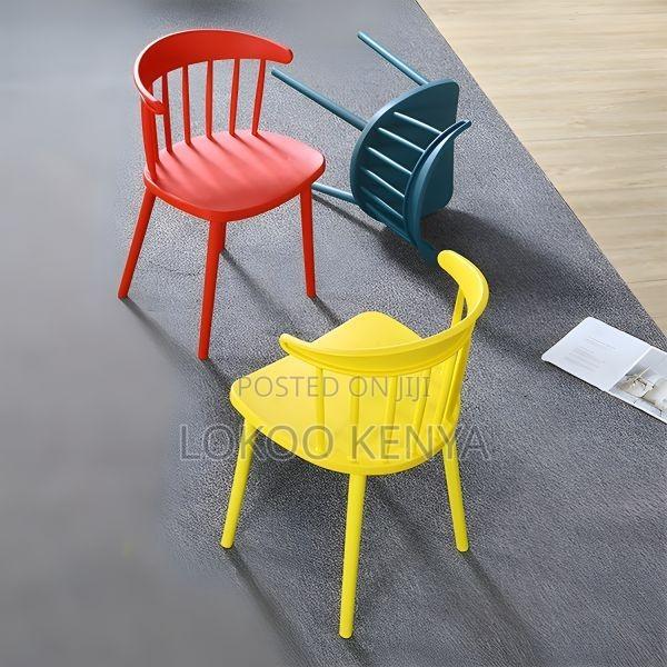 Dining Chair; Supper Strong Durable Plastic Armless Dining Chair - thumbnail 10