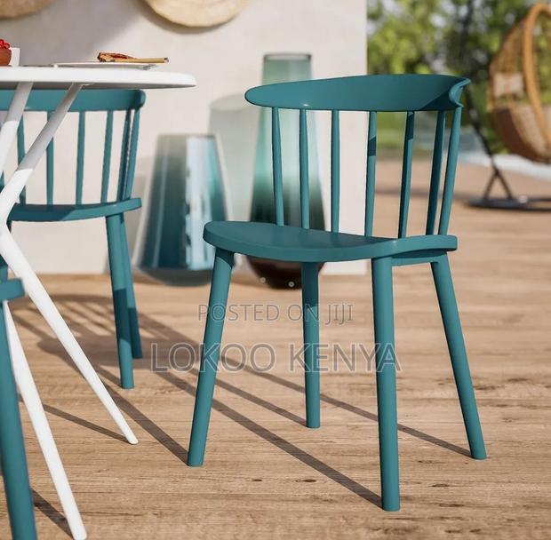 Dining Chair; Supper Strong Durable Plastic Armless Dining Chair - thumbnail 12