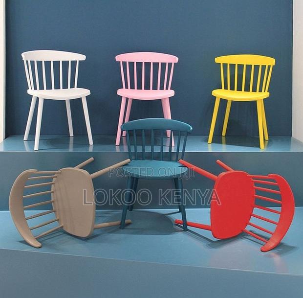 Dining Chair; Supper Strong Durable Plastic Armless Dining Chair - thumbnail 13