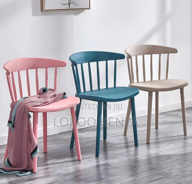 Dining Chair; Supper Strong Durable Plastic Armless Dining Chair - thumbnail 14