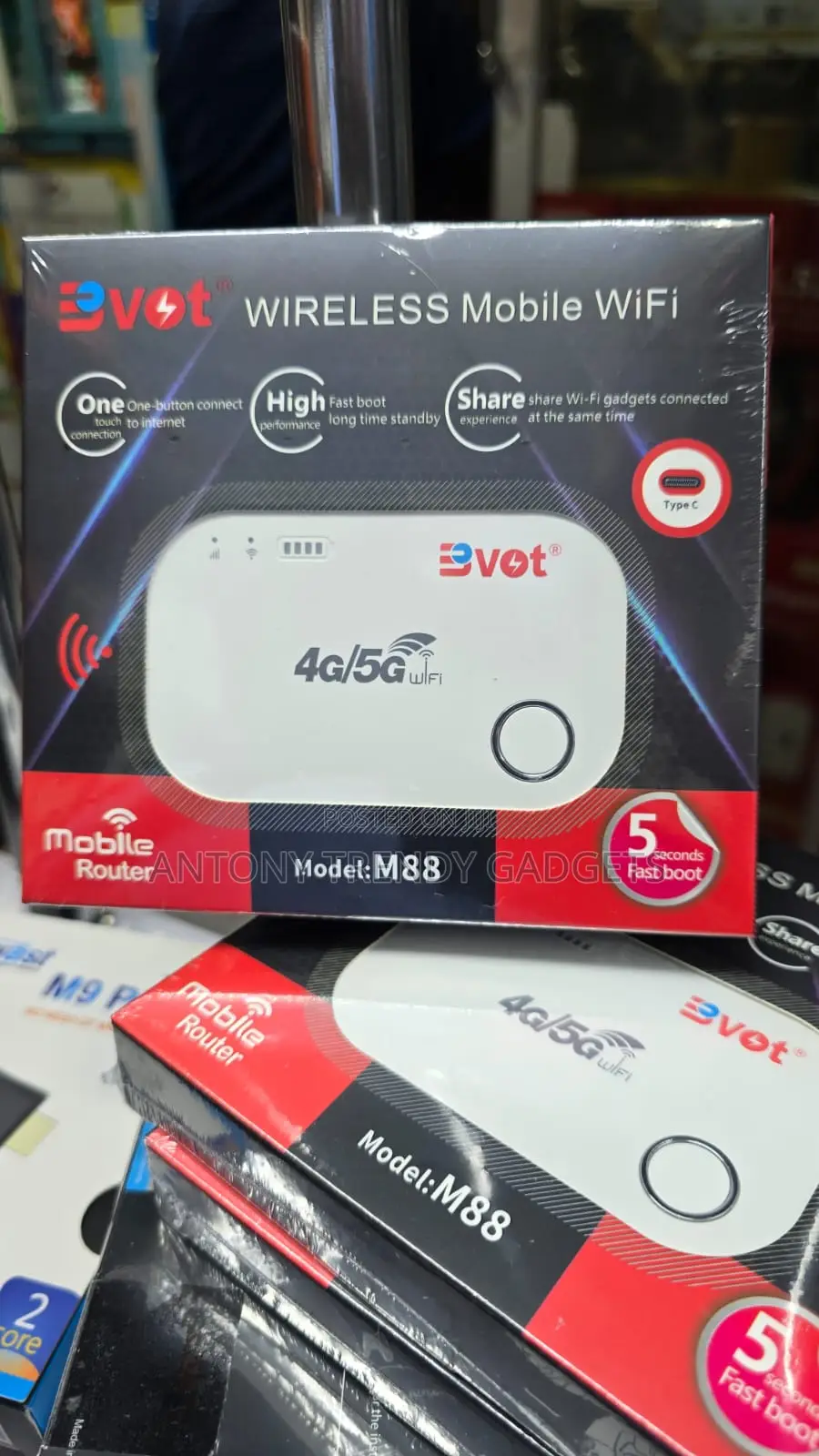 Bvot M88 4g/5g Pocket Wifi Mifi Connect Up To 10 Devices