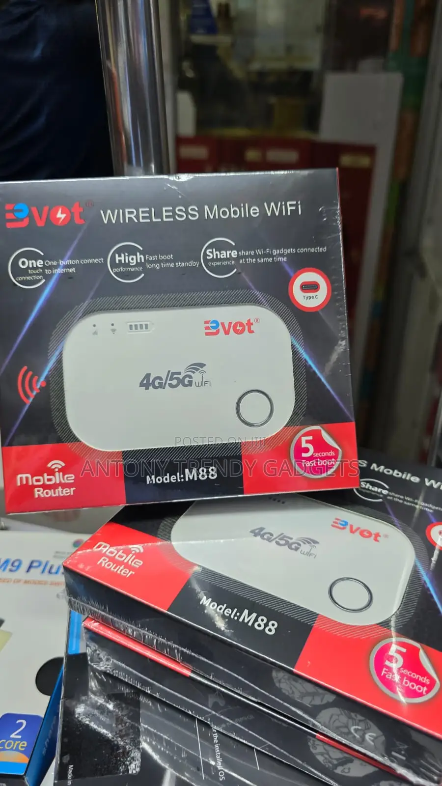Bvot M88 4g/5g Pocket Wifi Mifi Connect Up To 10 Devices