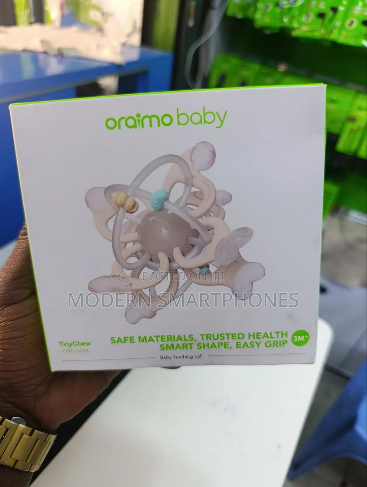 Oraimo Tinychew Baby Teething Manhattan Ball Toy