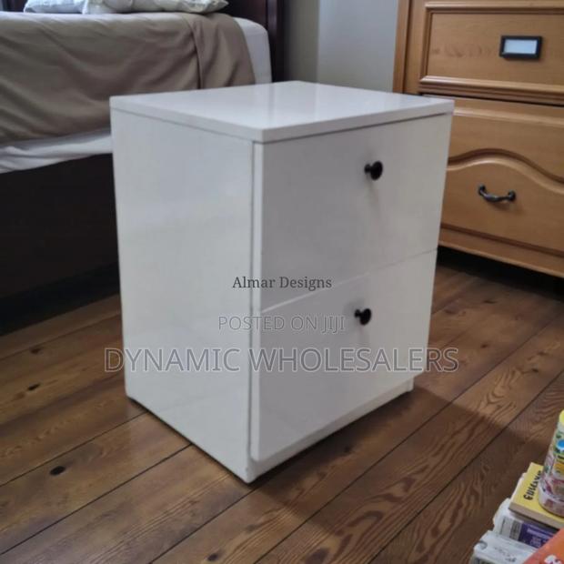 Julz Bedside Drawerwo-Drawer Storage Space – With Its 2 Large Drawers - main view