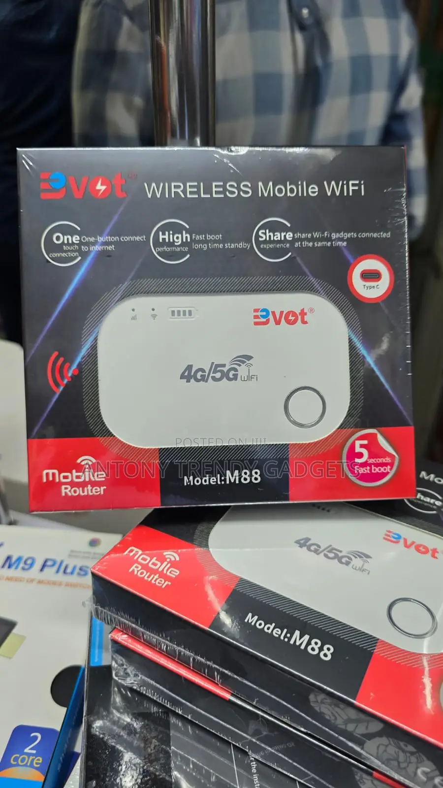 Bvot M88 4g/5g Pocket Wifi Router For Travel & Home Use