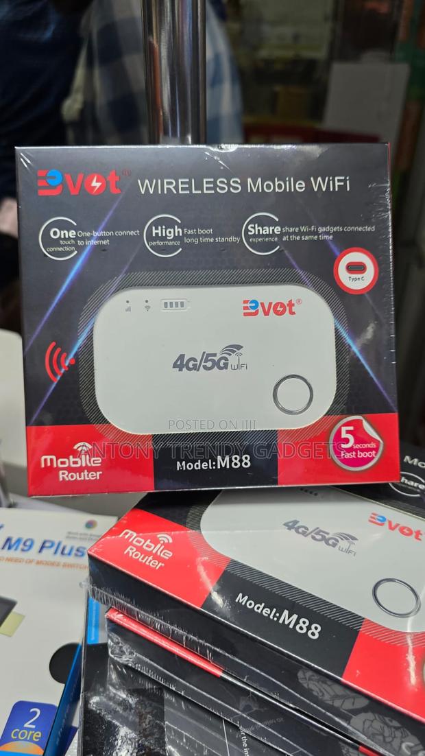 Bvot M88 Mifi Hotspot 4g/5g Compact Wifi For Multiple Devices - thumbnail 4