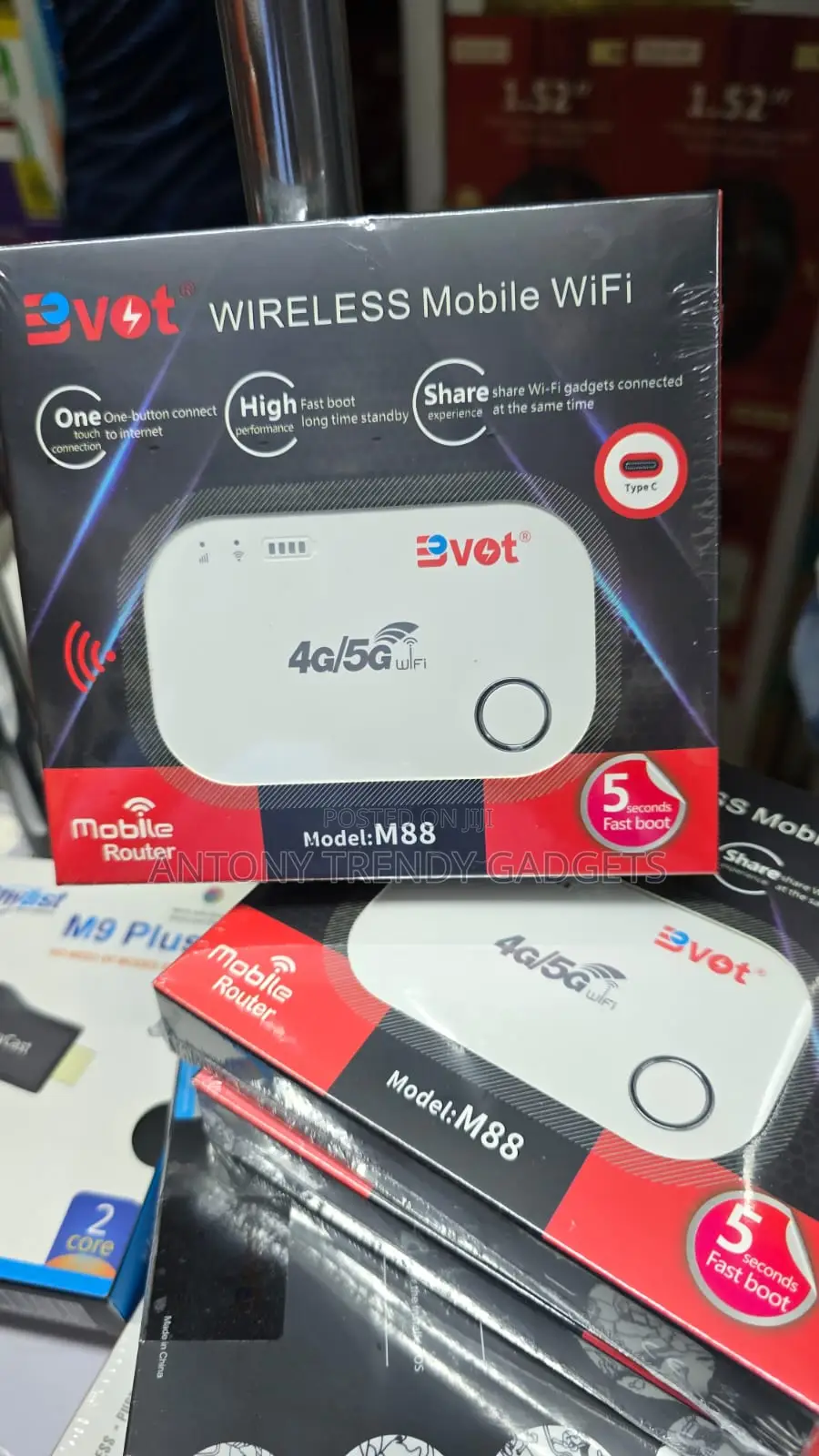 Bvot M88 Mifi Hotspot 4g/5g Compact Wifi For Multiple Devices