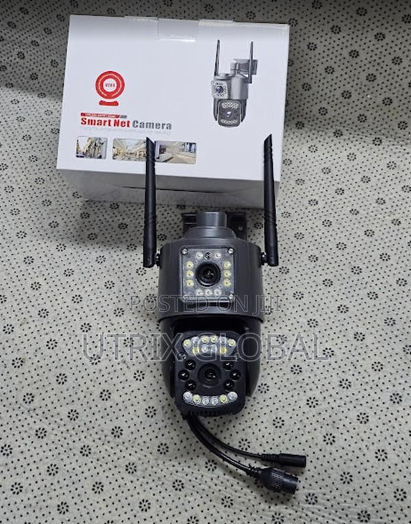 4g V380 Dual Lens Cctv Camera Ac Powered