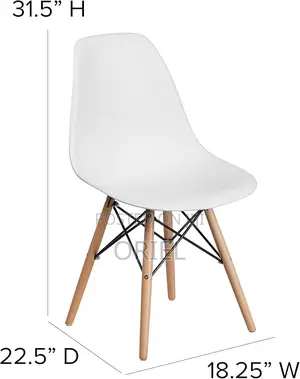 Modern Dining Chair : Eames Unpadded Dining Chair