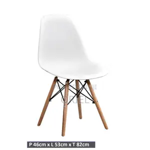 Modern Dining Chair : Eames Unpadded Dining Chair