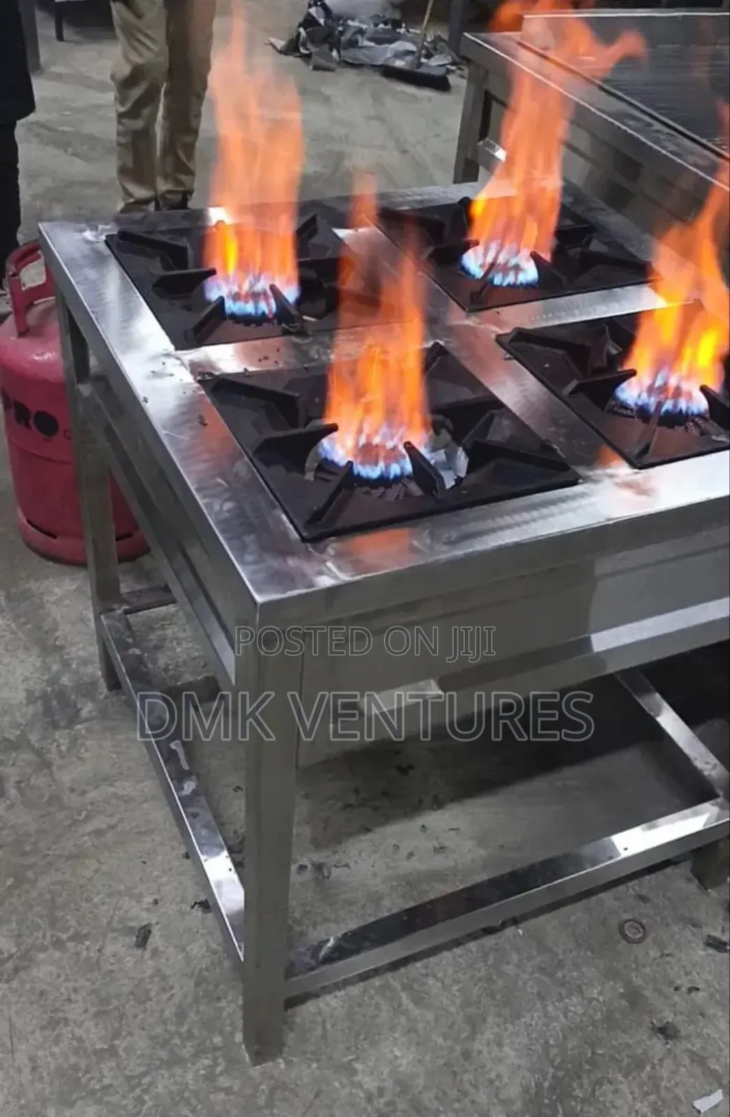 First Class Optimized Stainless Four Burners Gas Cooker