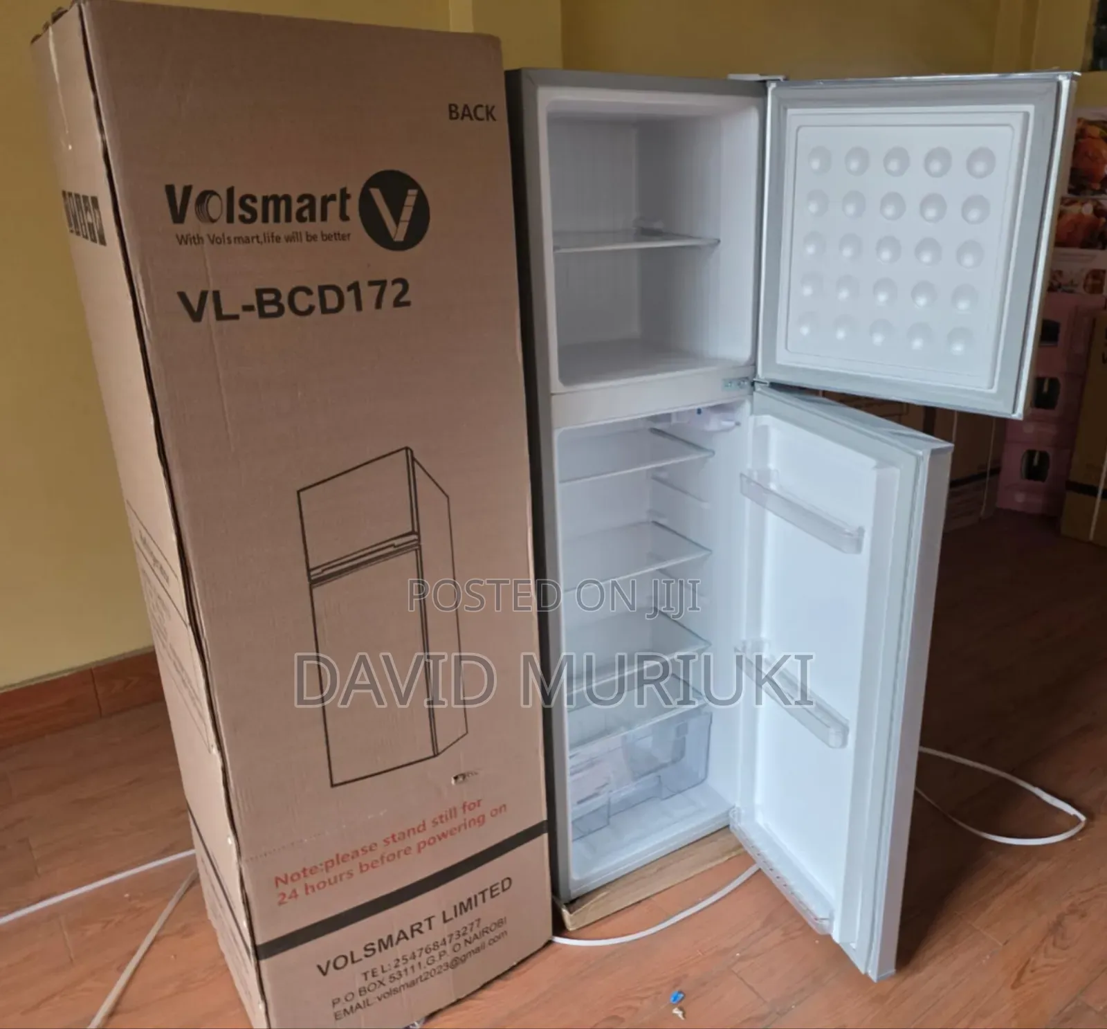 Volsmart 172l Double Door Refrigerator