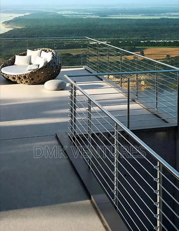 Optimized Stainless Steel Perfect Work Stairs Railing - main view