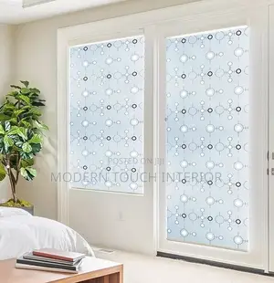 Elegant Frosted Glass Tint- Privacy Sun Control