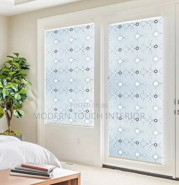 Elegant Frosted Glass Tint- Privacy Sun Control
