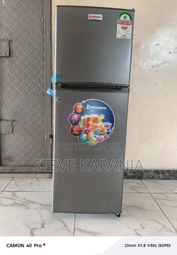 Premier 128l Double Door Fridge