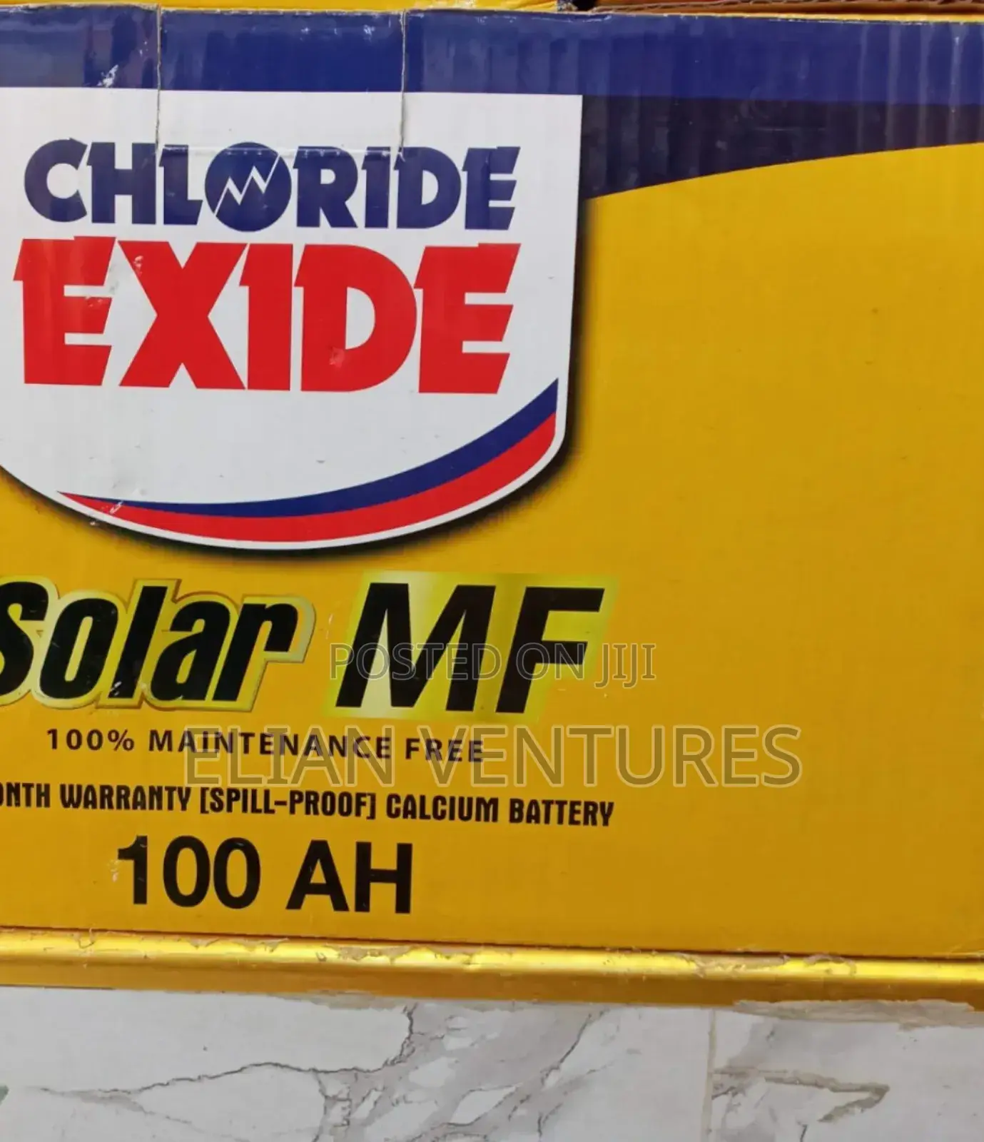 New 100 Ah Chloride Exide Battery