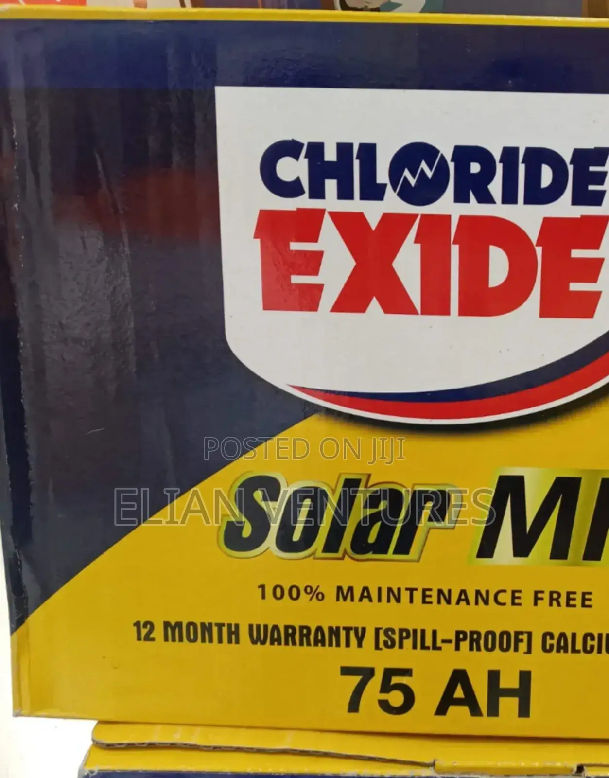 Newly Arrived 75 Ah Chloride Exide Battery