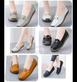 Orthopedics Leather Ladies Loafers