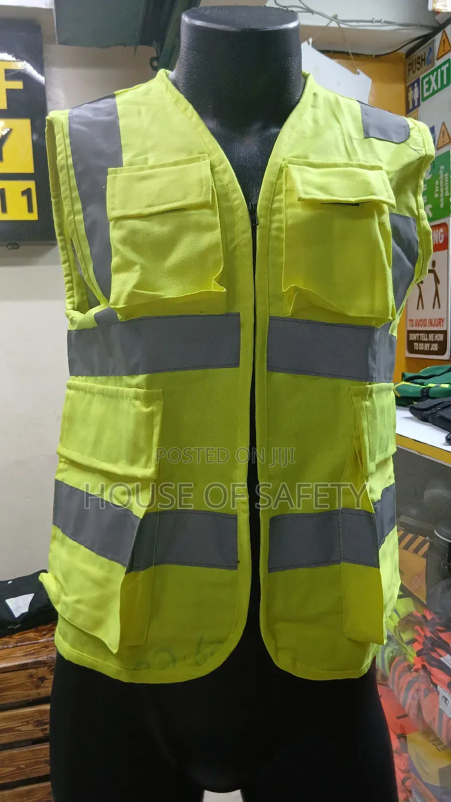 Luminous Green Half Sleeve Mission Vest