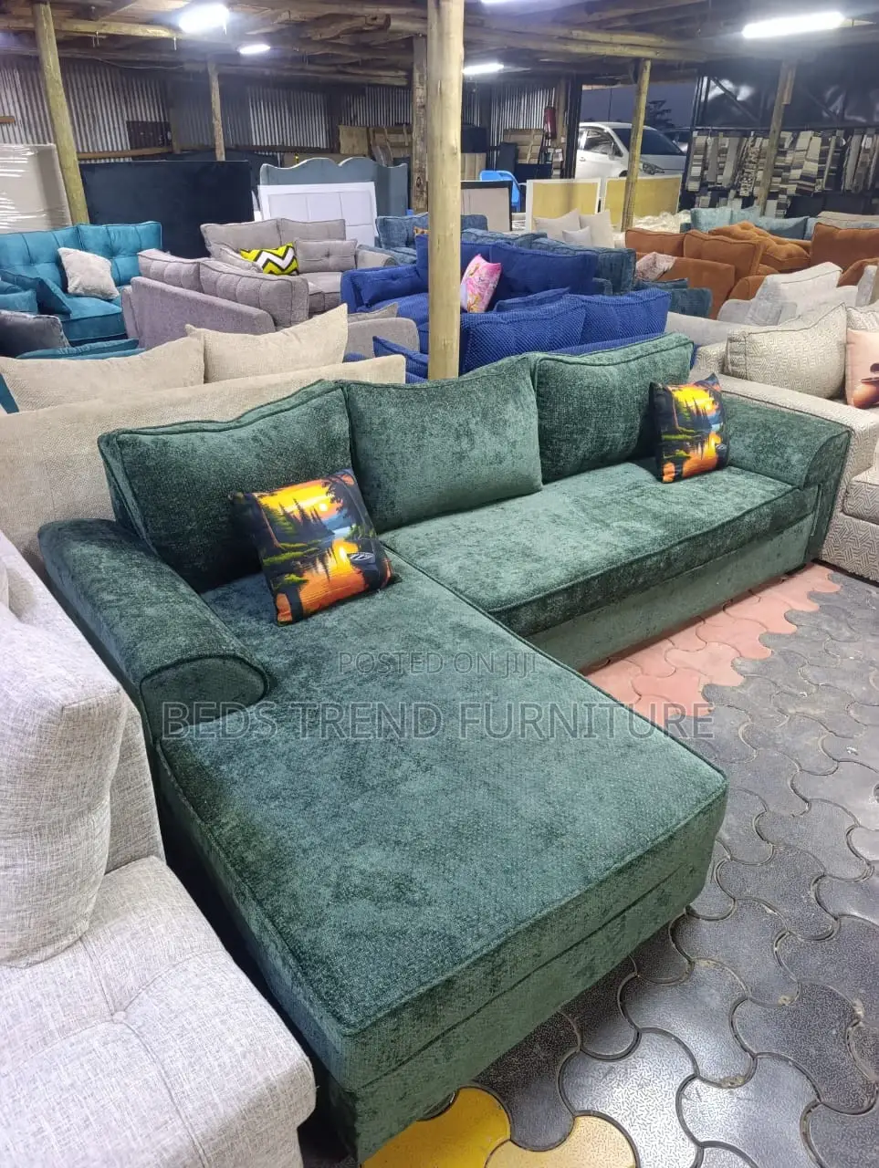 Faithfully Crafted 6 Seater L Seater